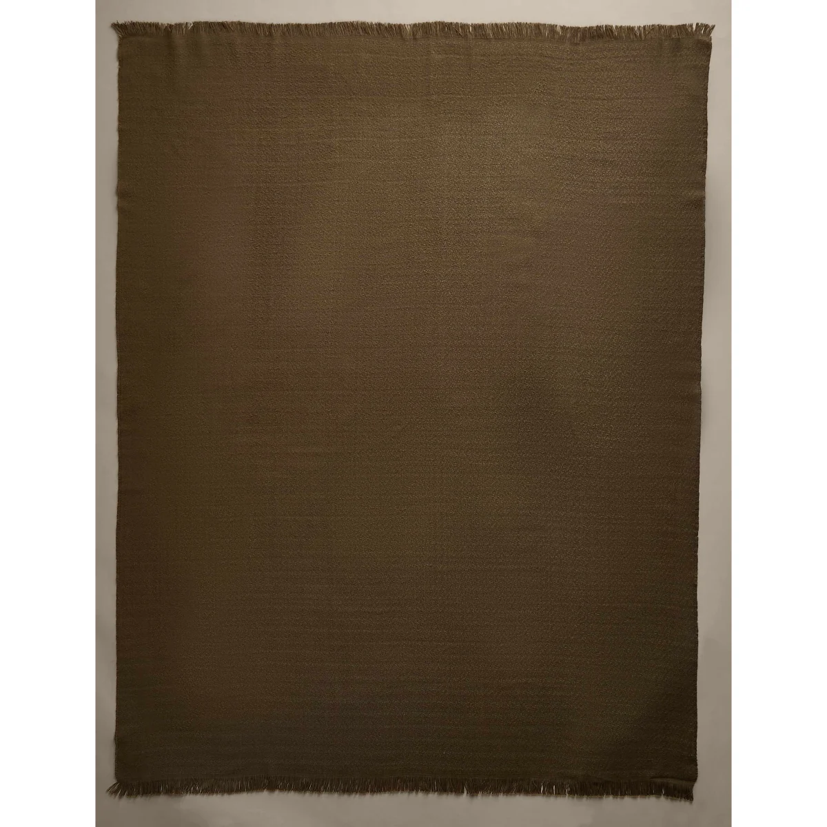 M&S Soft Textured Throw Khaki – image 2