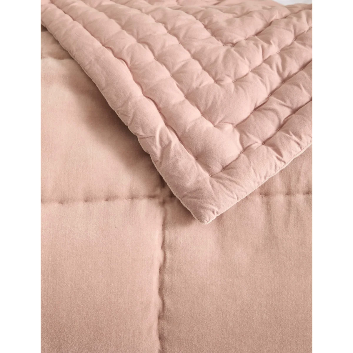 M&S Pure Cotton Velvet Bedspread Khaki – image 3