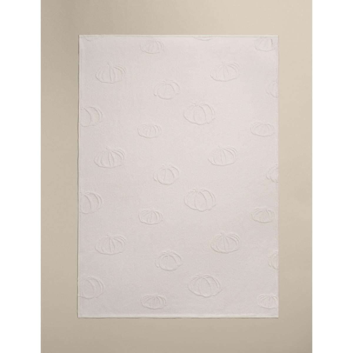 M&S Collection Carved Fleece Pumpkin Throw - Cream, Cream – image 3