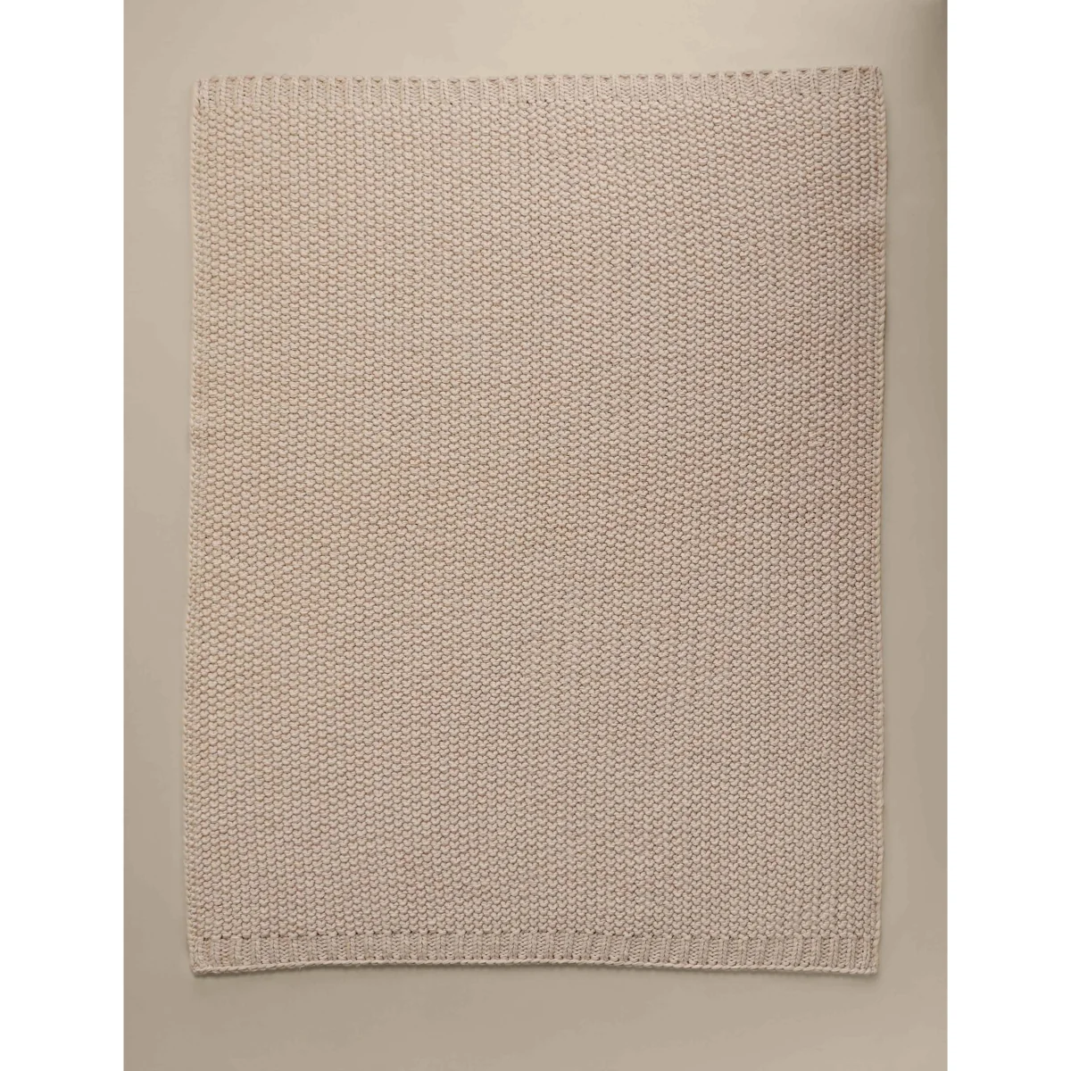 M&S Chunky Knit Throw Neutral – image 3