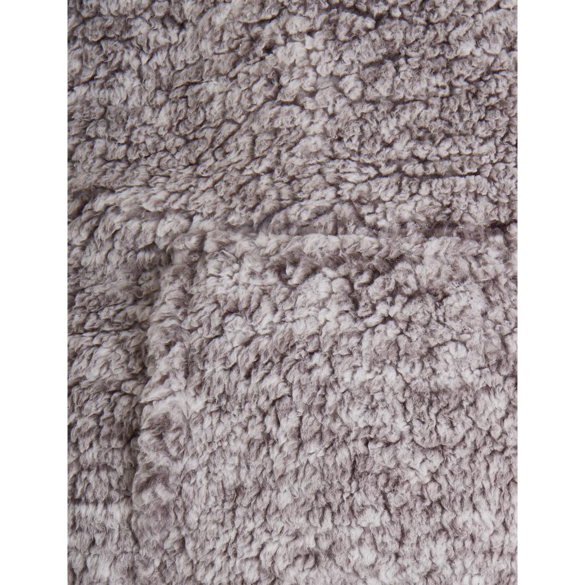The M&S Snuggle™ Teddy Fleece Adults' Hooded Blanket - Small - Natural, Natural – image 8
