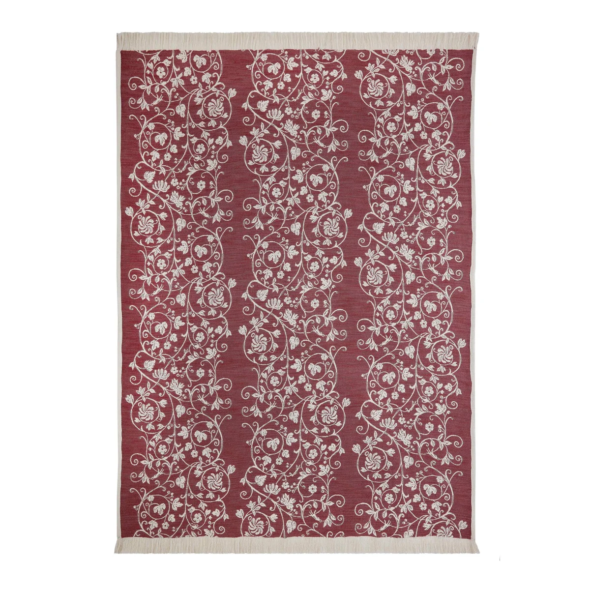 Historic Royal Palaces Pure Cotton Tudor Trail Throw Pink Mix – image 2