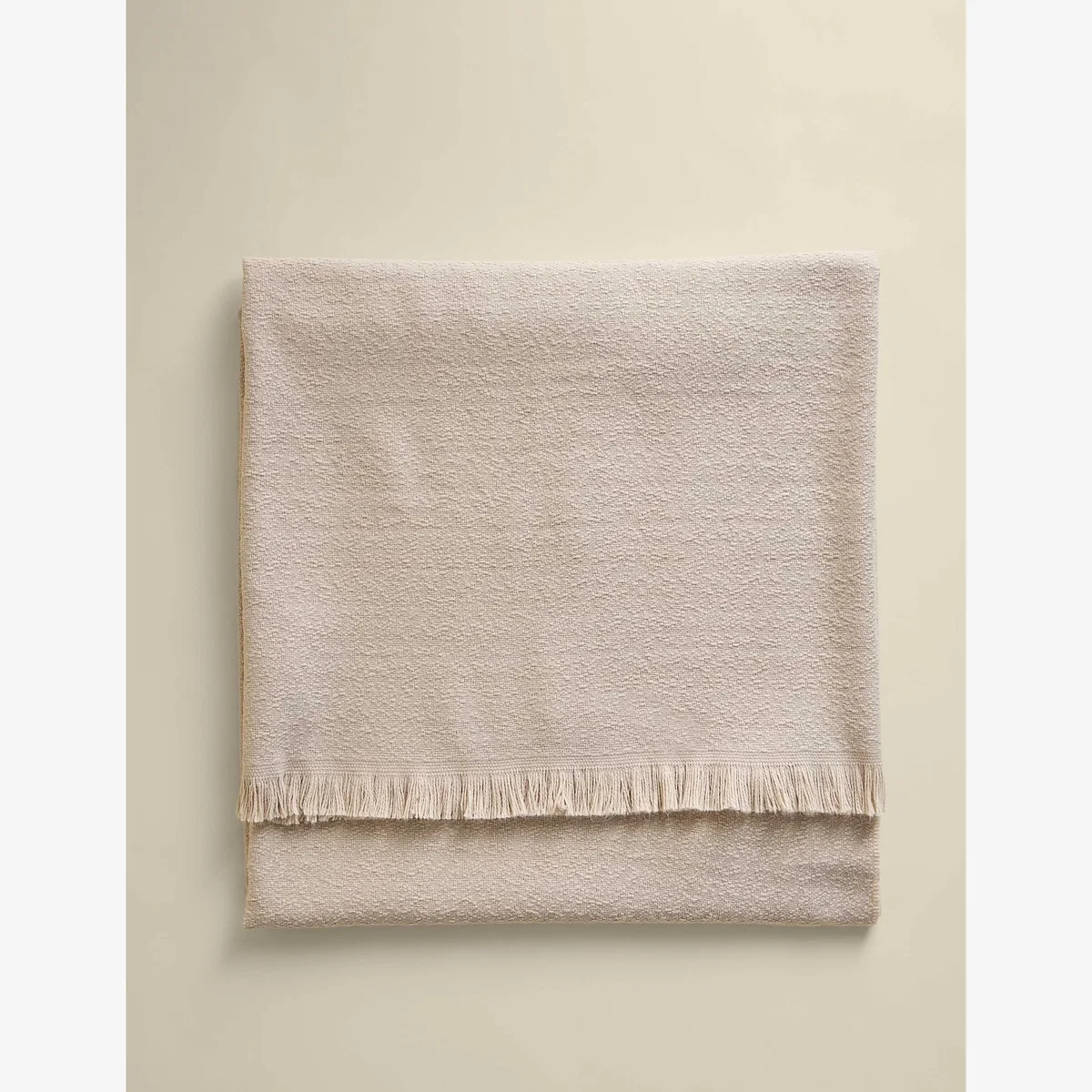 M&S Soft Textured Throw Biscuit – image 1