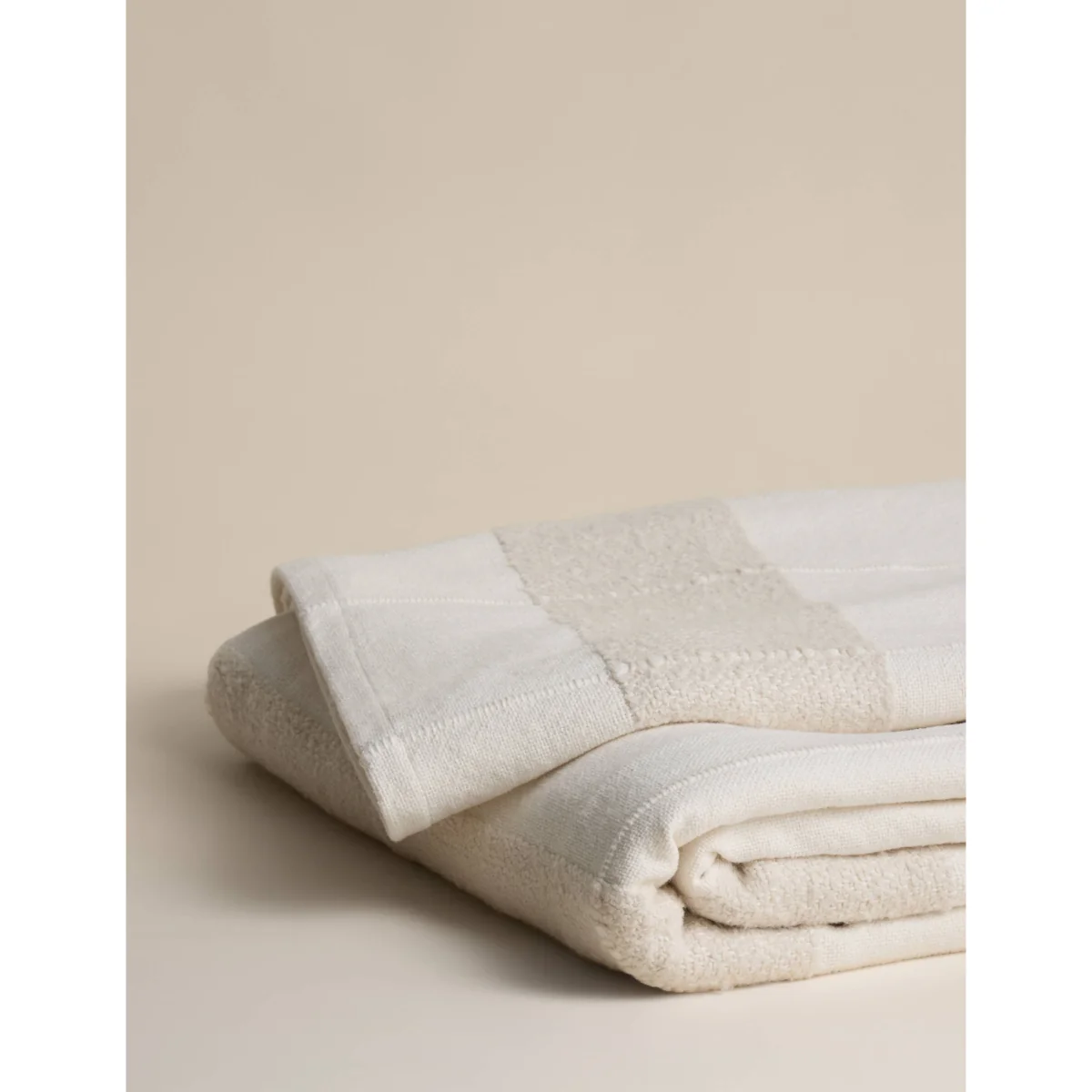 M&S Pure Cotton Woven Boucle Bedspread Linen – image 2