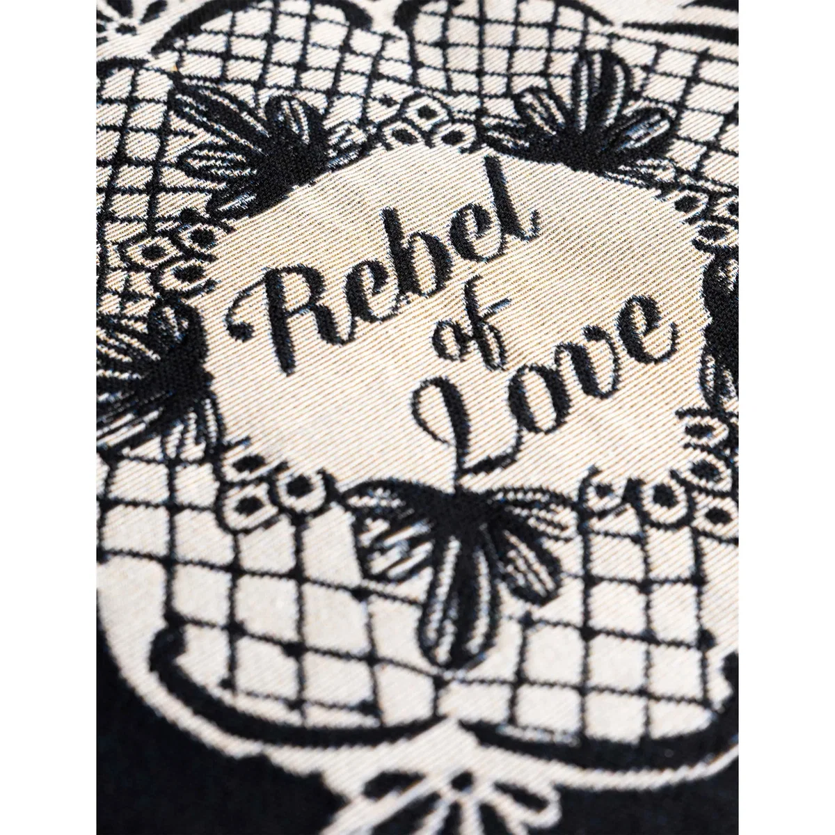 Rockett St George Patterned Throw Black Mix – image 3