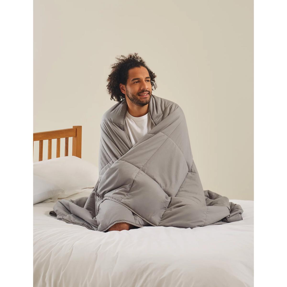 M&S Kally Sleep Weighted Blanket - Grey, Grey – image 3
