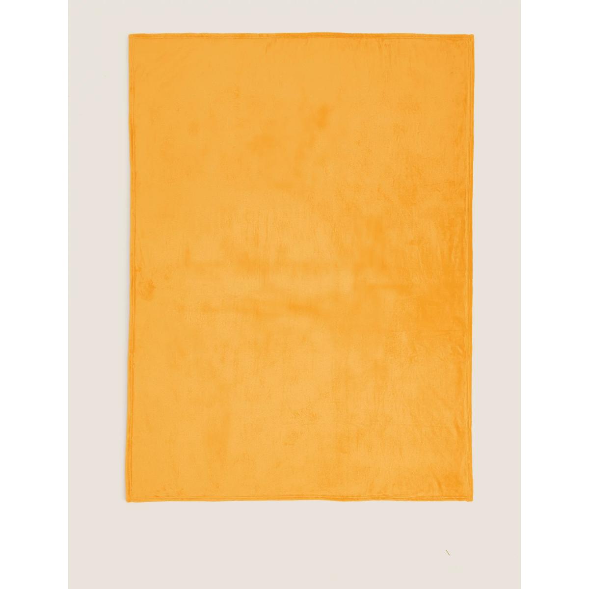 M&S Fleece Throw - Small - Duck Egg, Duck Egg,Navy,Ochre,Charcoal – image 6