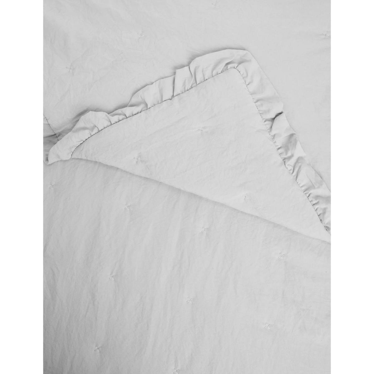 M&S Washed Quilted Bedspread - XL - Grey, Grey,Nude Pink – image 5