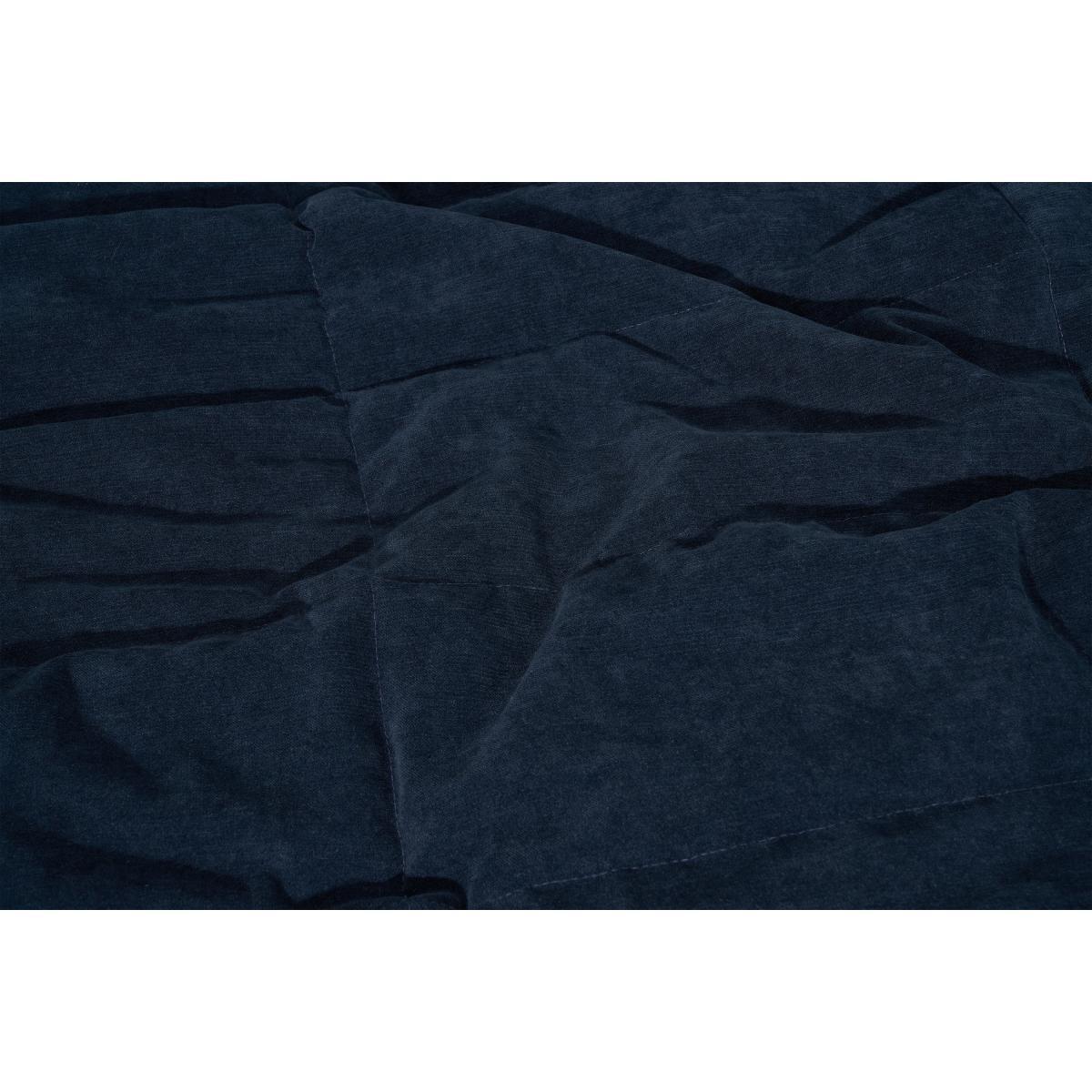 Jovian Quilted Bedspread, 225 x 220cm, Deep Navy – image 6