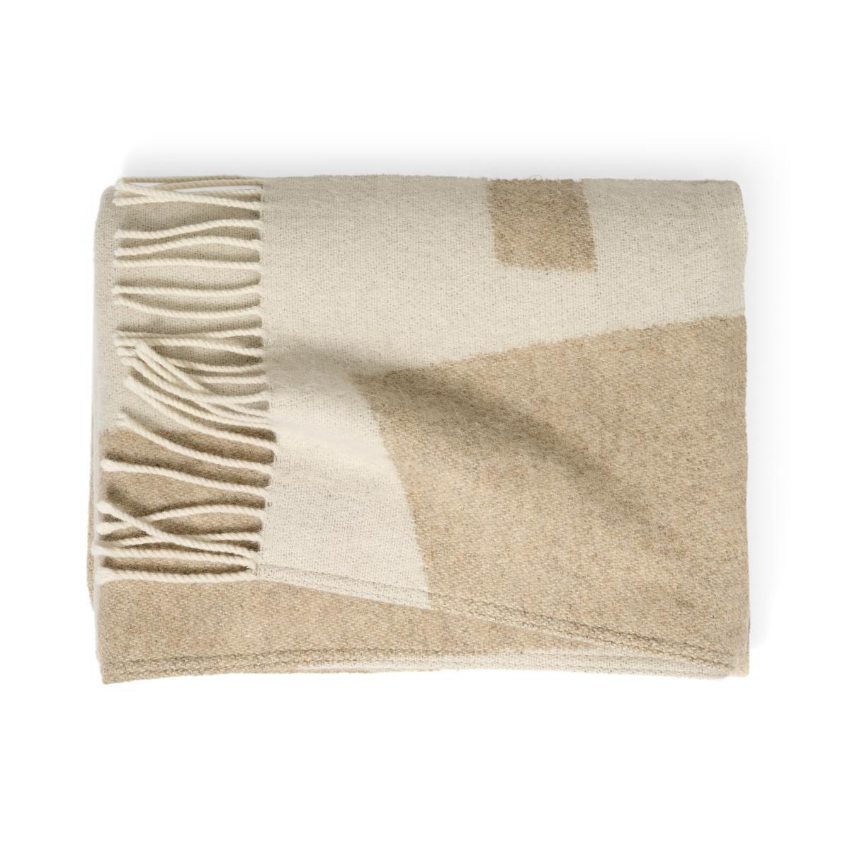 Lafant Wool Throw, 125 x 170cm, Neutral – image 2