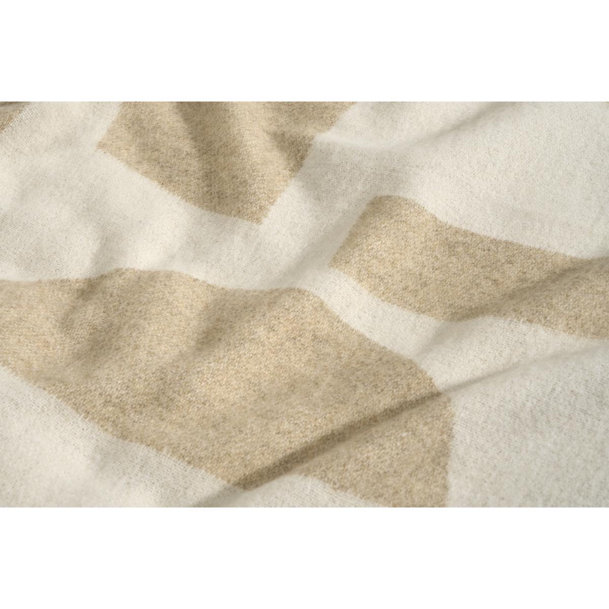 Lafant Wool Throw, 125 x 170cm, Neutral – image 7
