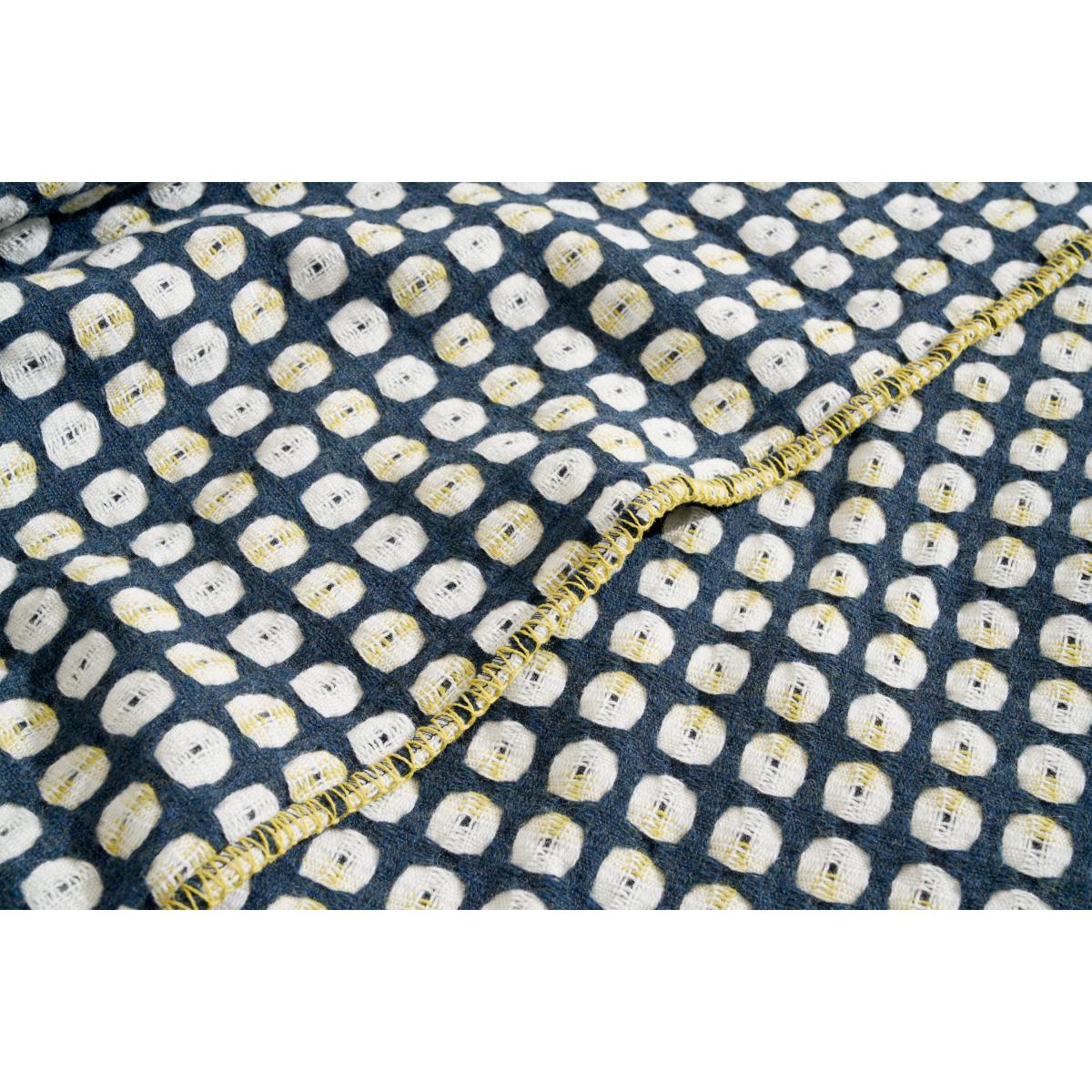 Klara Lambswool Blend Throw, 200 x 200 cm, Navy – image 6