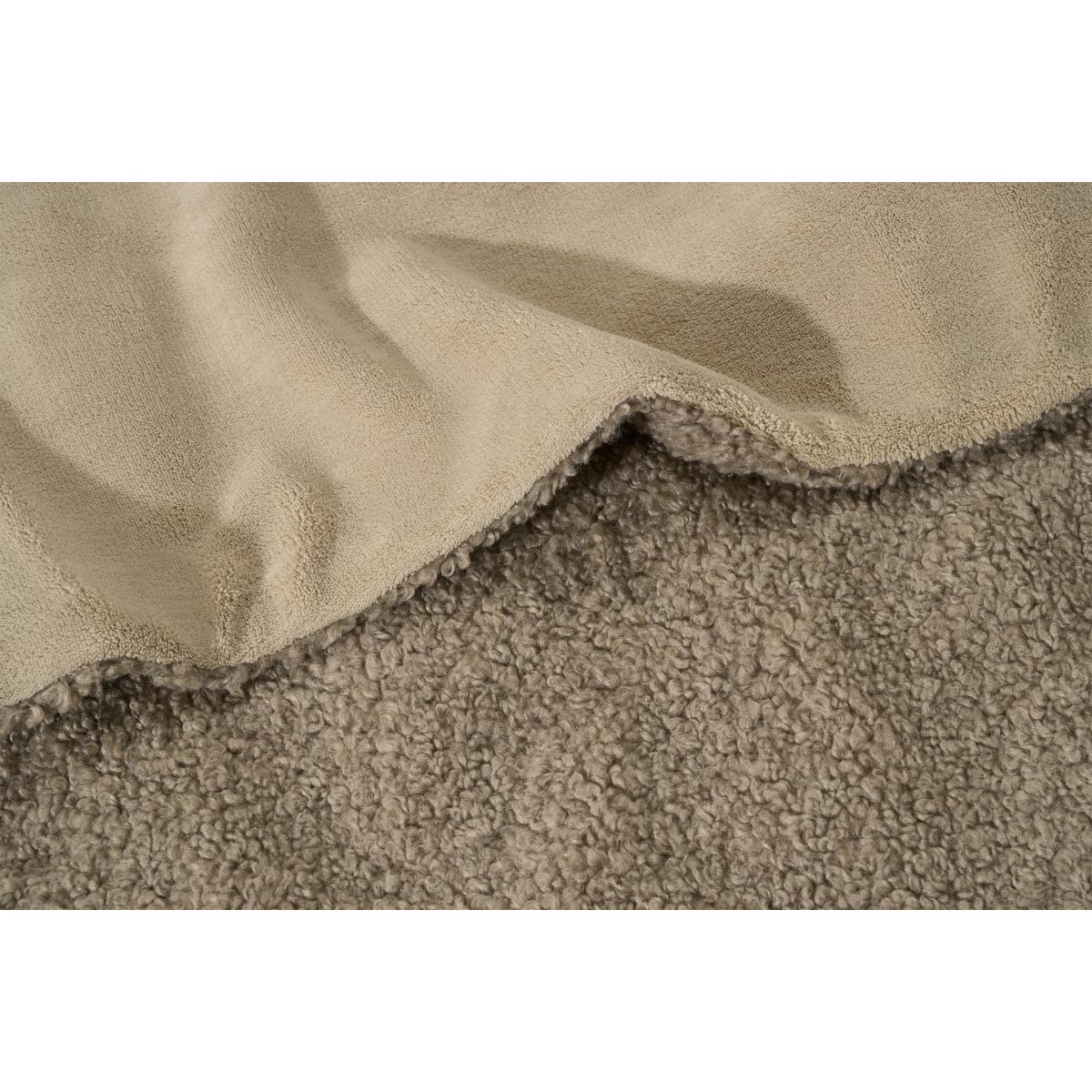 Mirny Boucle Throw, 130 x 170cm, Soft Taupe – image 5