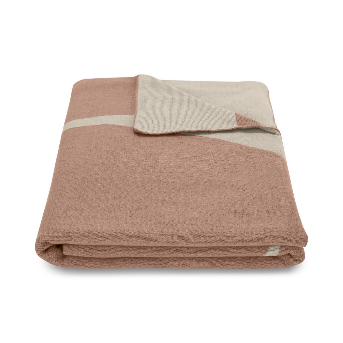 Isola 100% Cotton Knitted Throw, 130 x 170cm, Pink – image 2