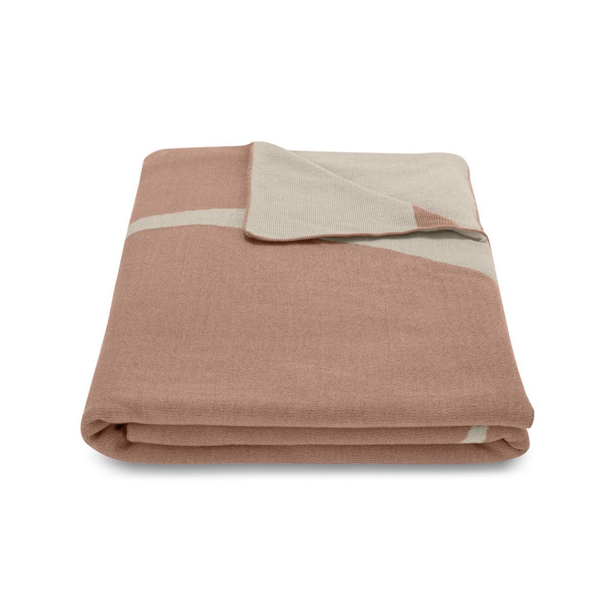 Isola 100% Cotton Knitted Throw, 130 x 170cm, Pink – image 3