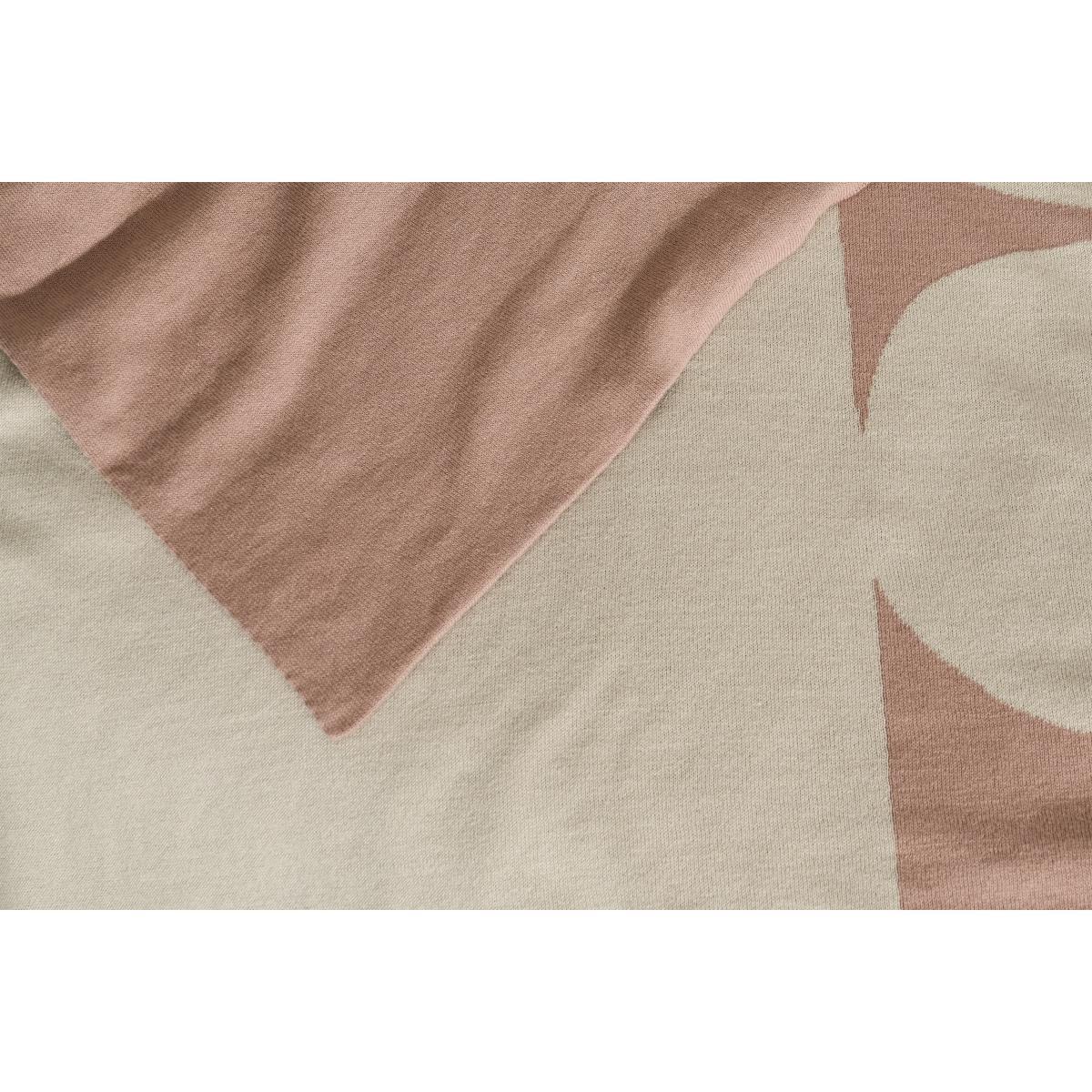 Isola 100% Cotton Knitted Throw, 130 x 170cm, Pink – image 7