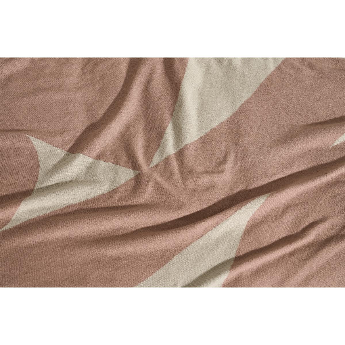 Isola 100% Cotton Knitted Throw, 130 x 170cm, Pink – image 8