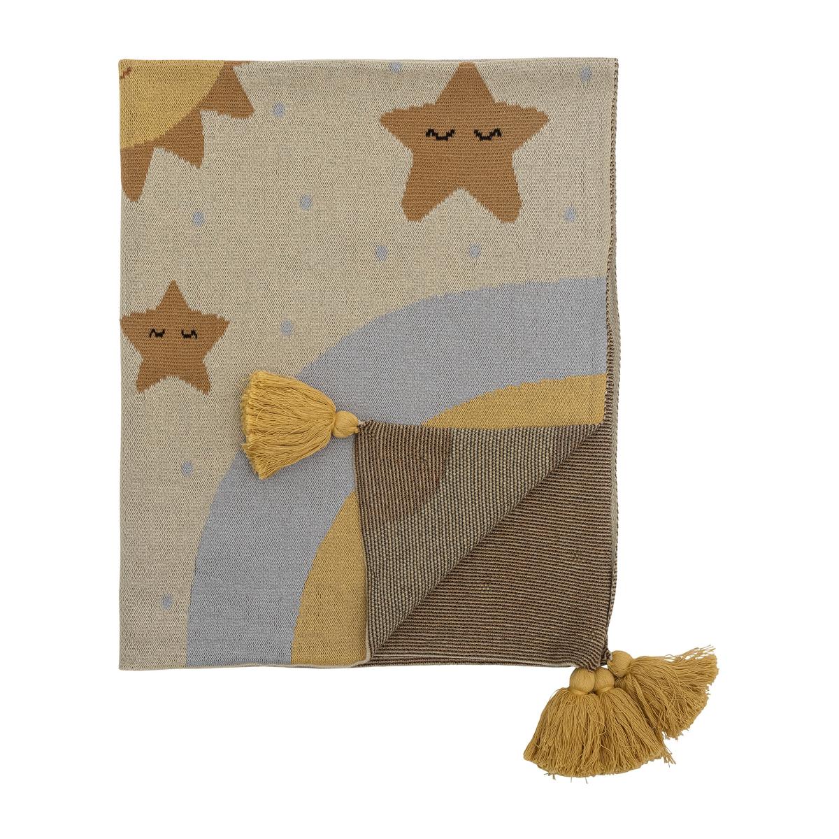 Bloomingville Vigge throw 80x100 cm Yellow – image 2