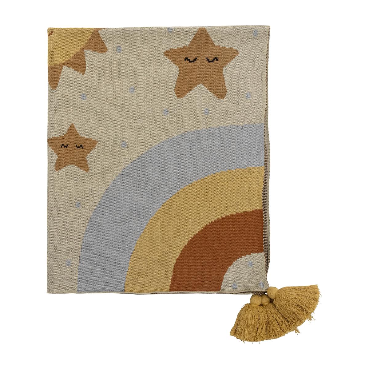 Bloomingville Vigge throw 80x100 cm Yellow – image 3