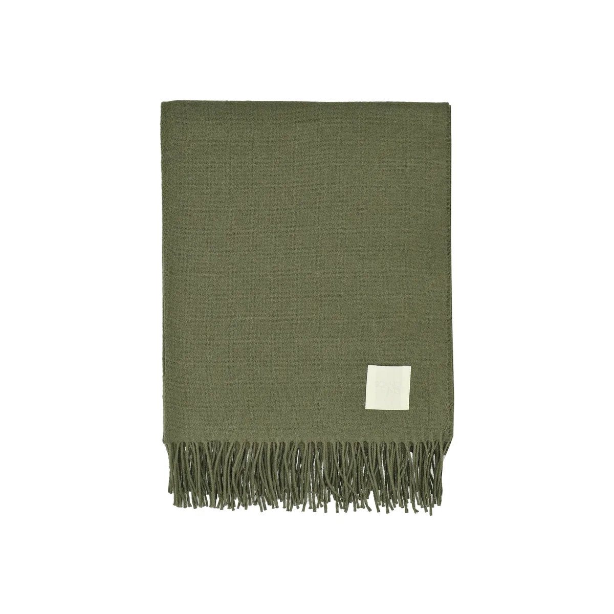 Scandi Living Loom cotton throw 125x170 cm Khaki – image 1