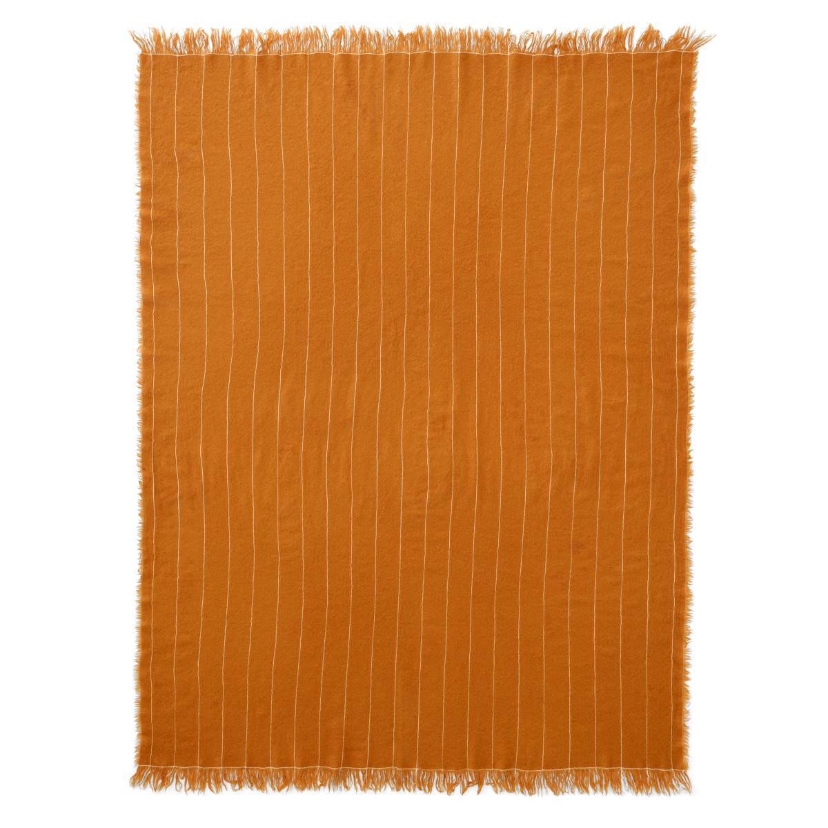 Battus throw 130x185 cm Ochre – image 2