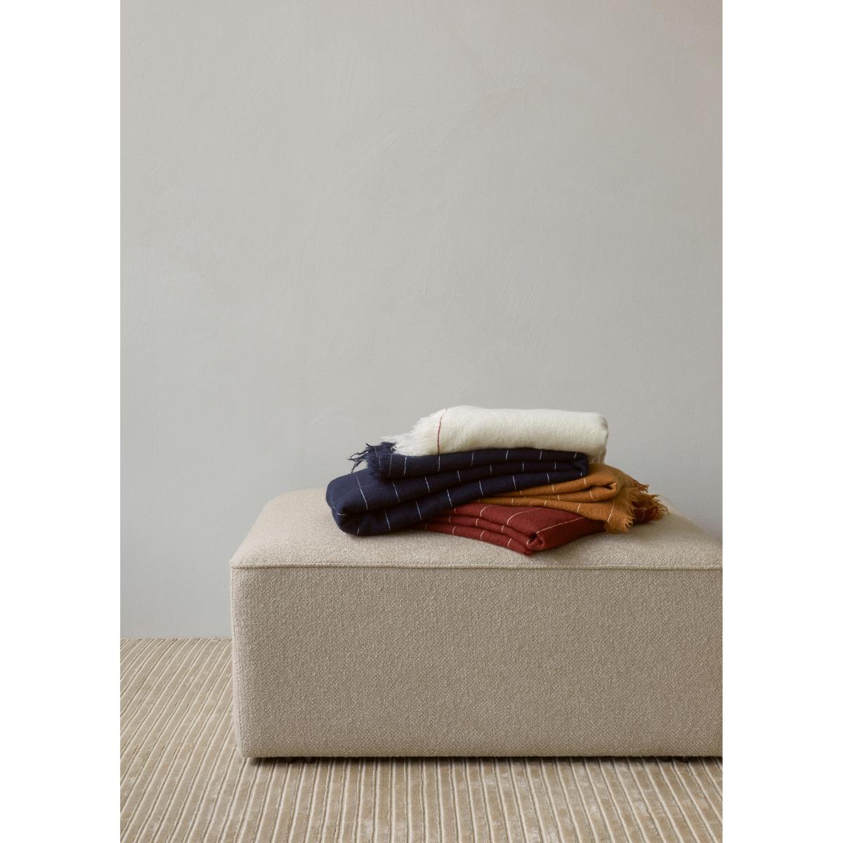 Battus throw 130x185 cm Ochre – image 7