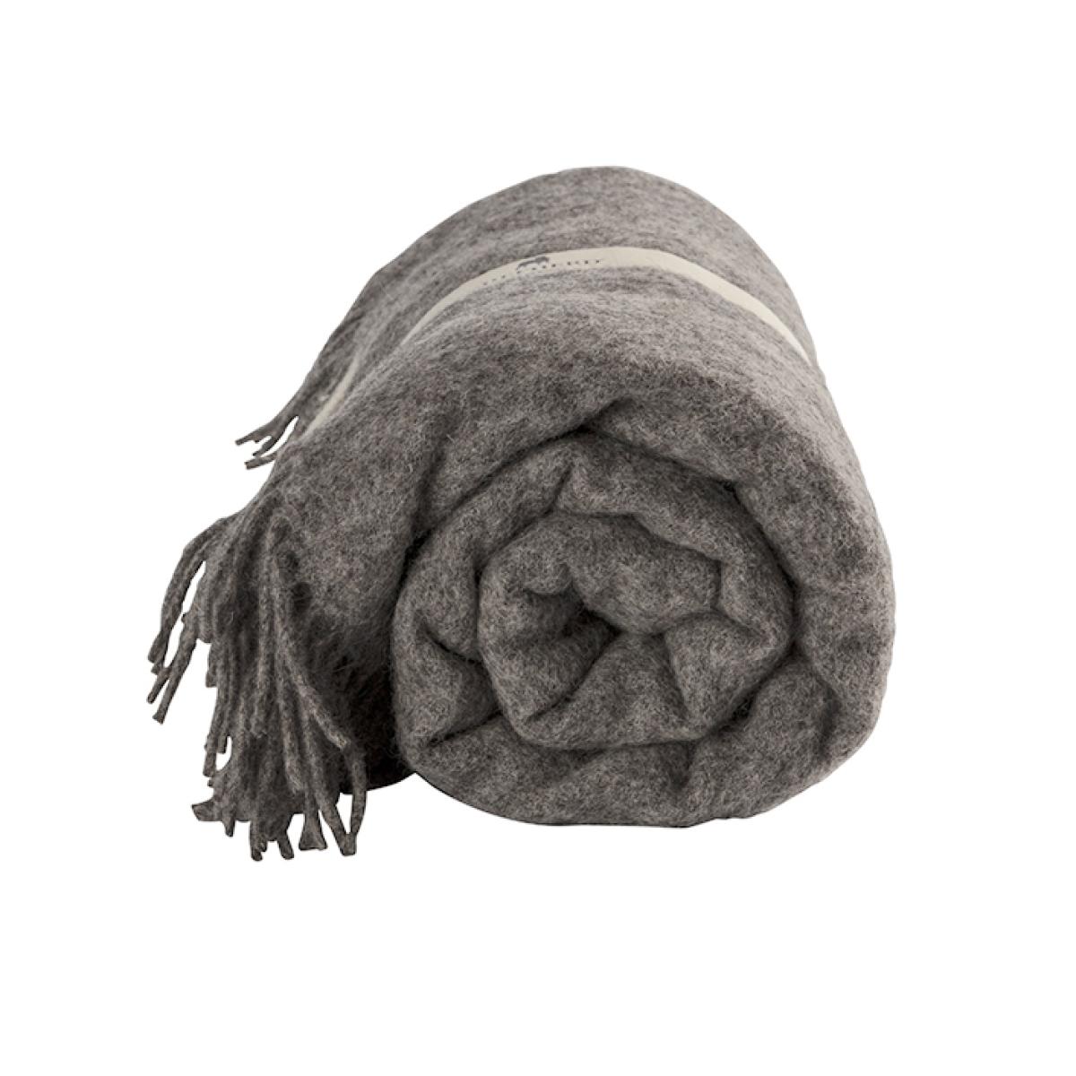 Lucy wool throw 140x240 cm Granite – image 3