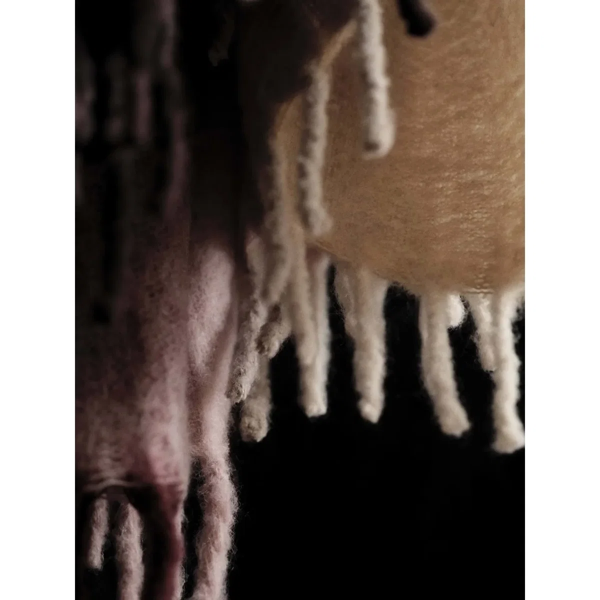 Ferm Living Blur mohair throw Butter-pale rose 130x170 cm – image 5
