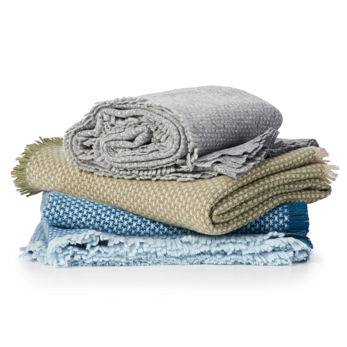 Brick wool throw Grey – image 2