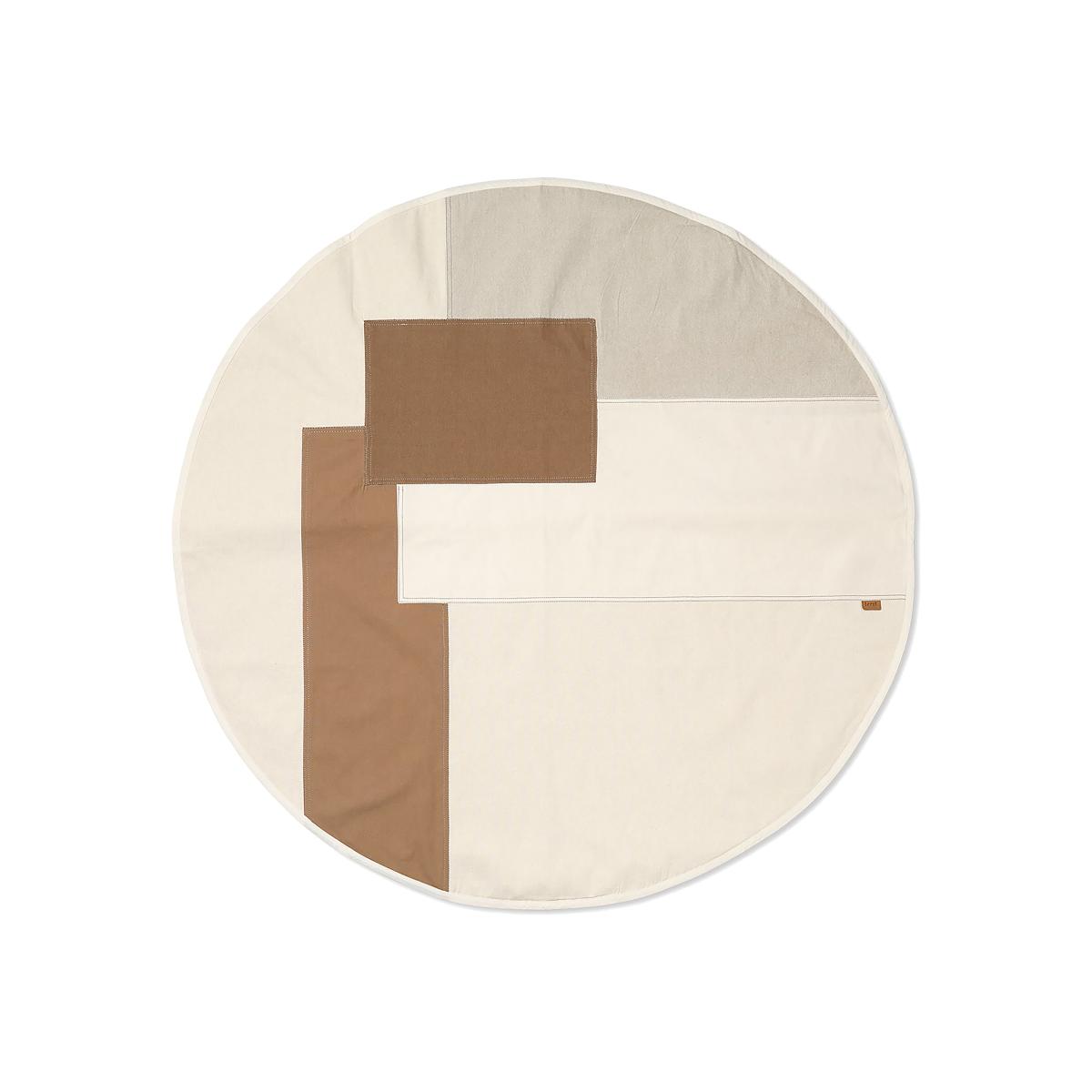 Tonal Christmas throw Ø120 cm Natural – image 1