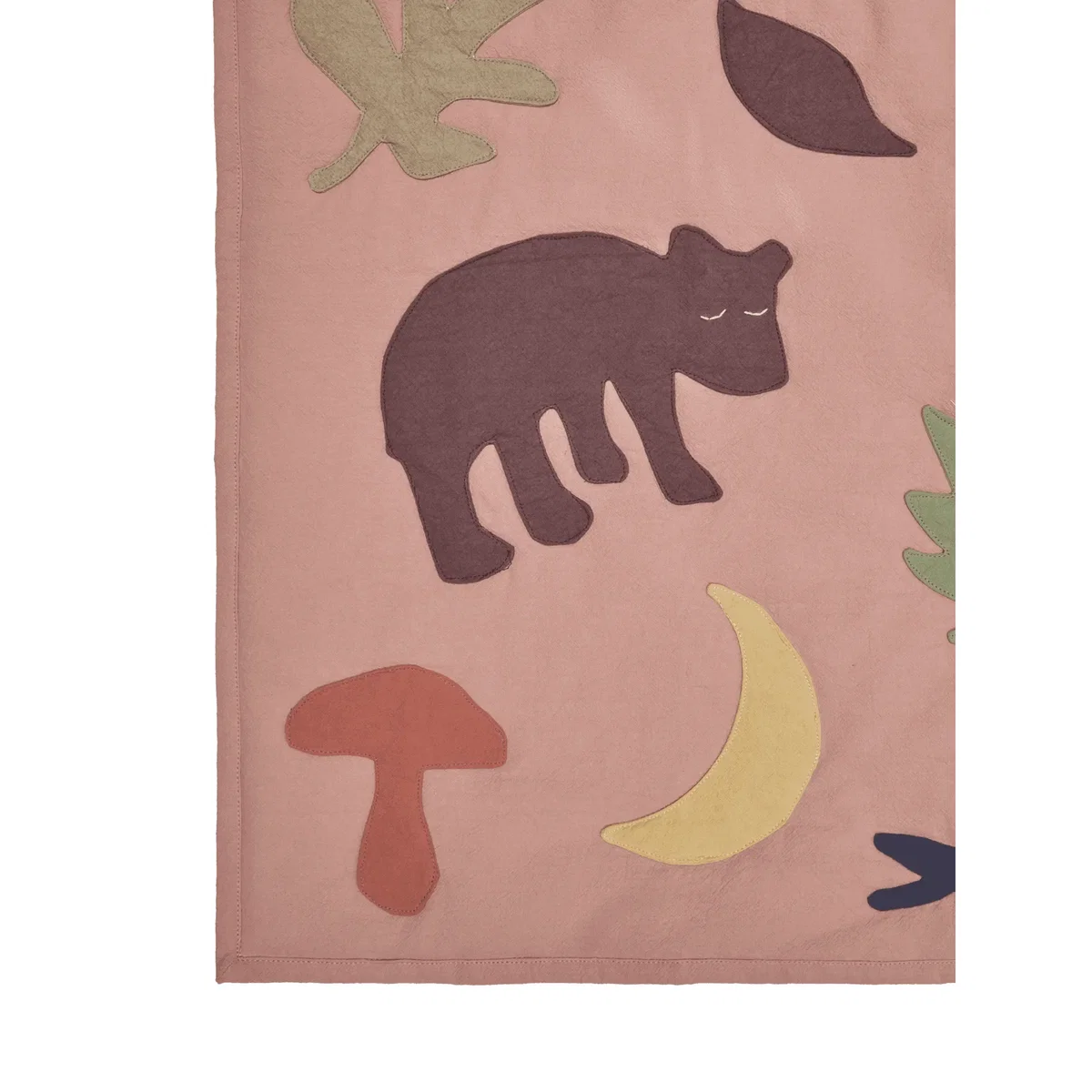 Ferm Living Lunden blanket Rose-multi 80x110 cm – image 5