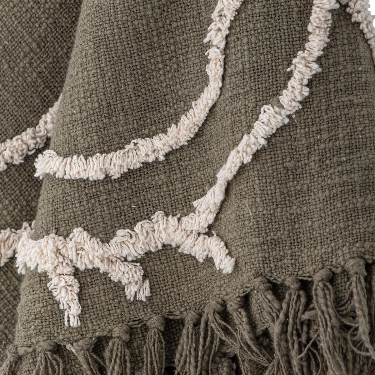 Bloomingville Mirfield throw 125x150 cm Green – image 3