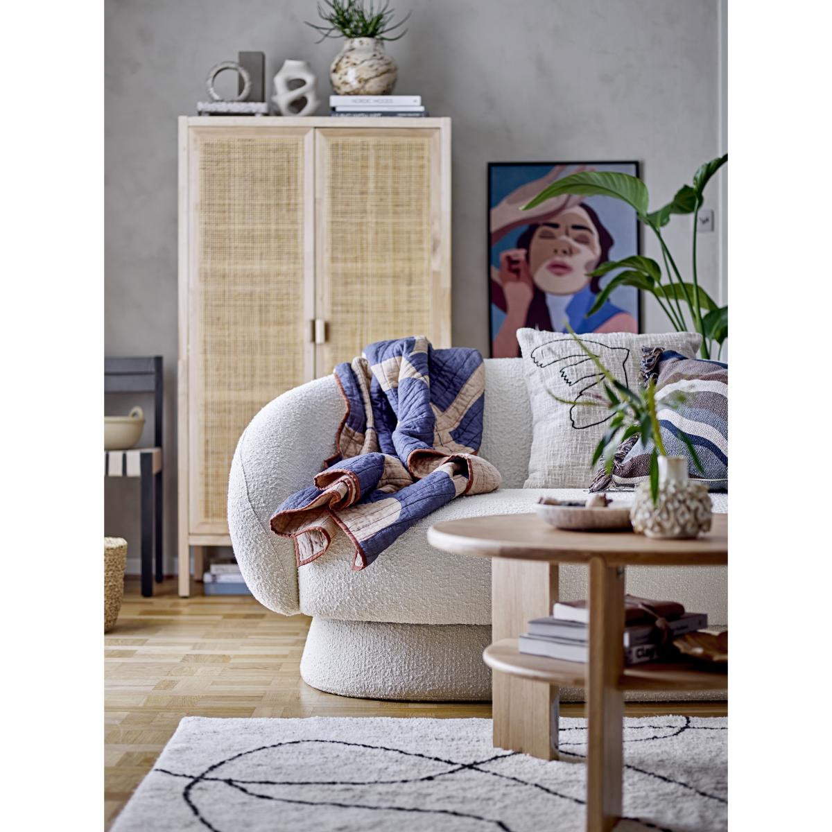 Bloomingville Roosi throw 130x150 cm Blue – image 3
