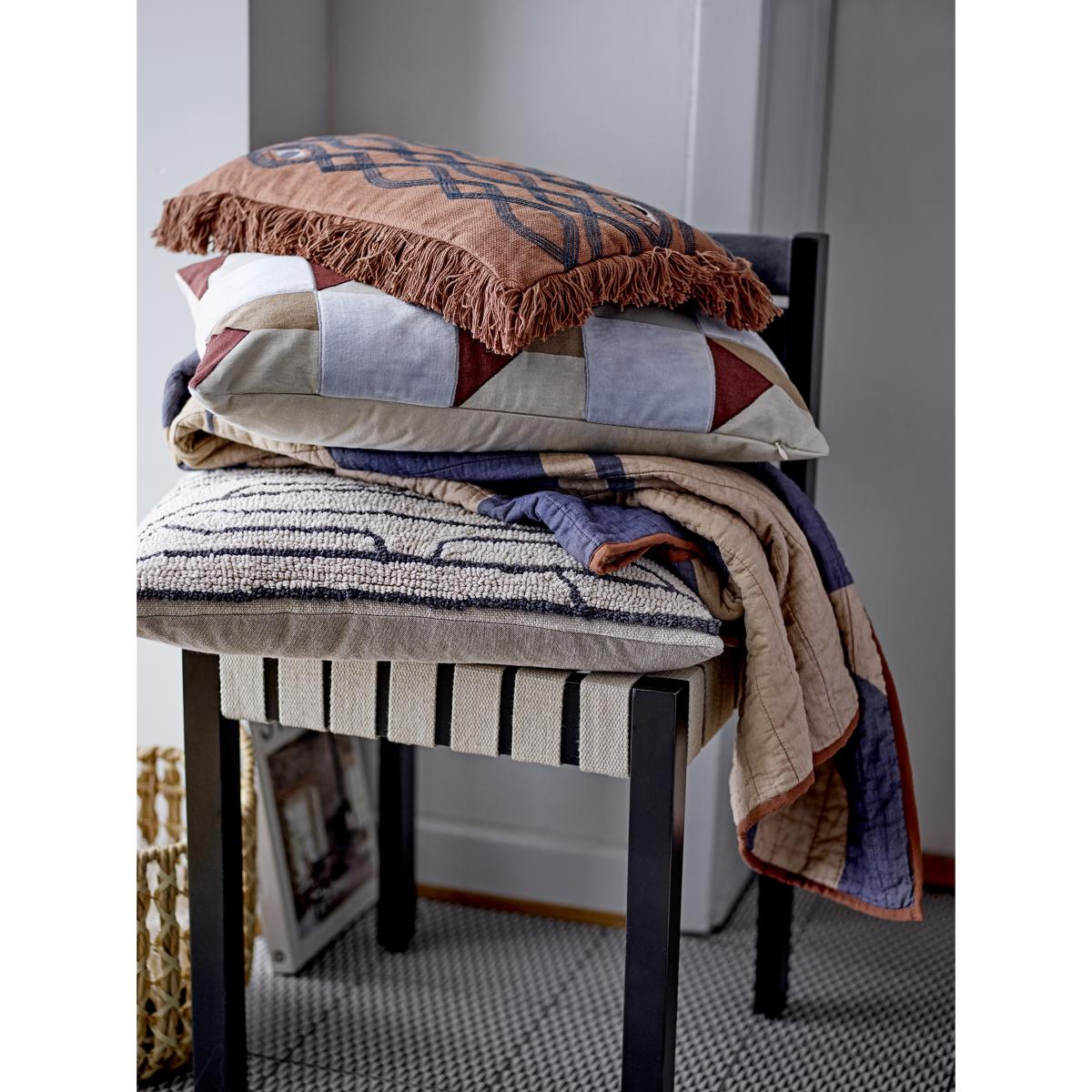 Bloomingville Roosi throw 130x150 cm Blue – image 4