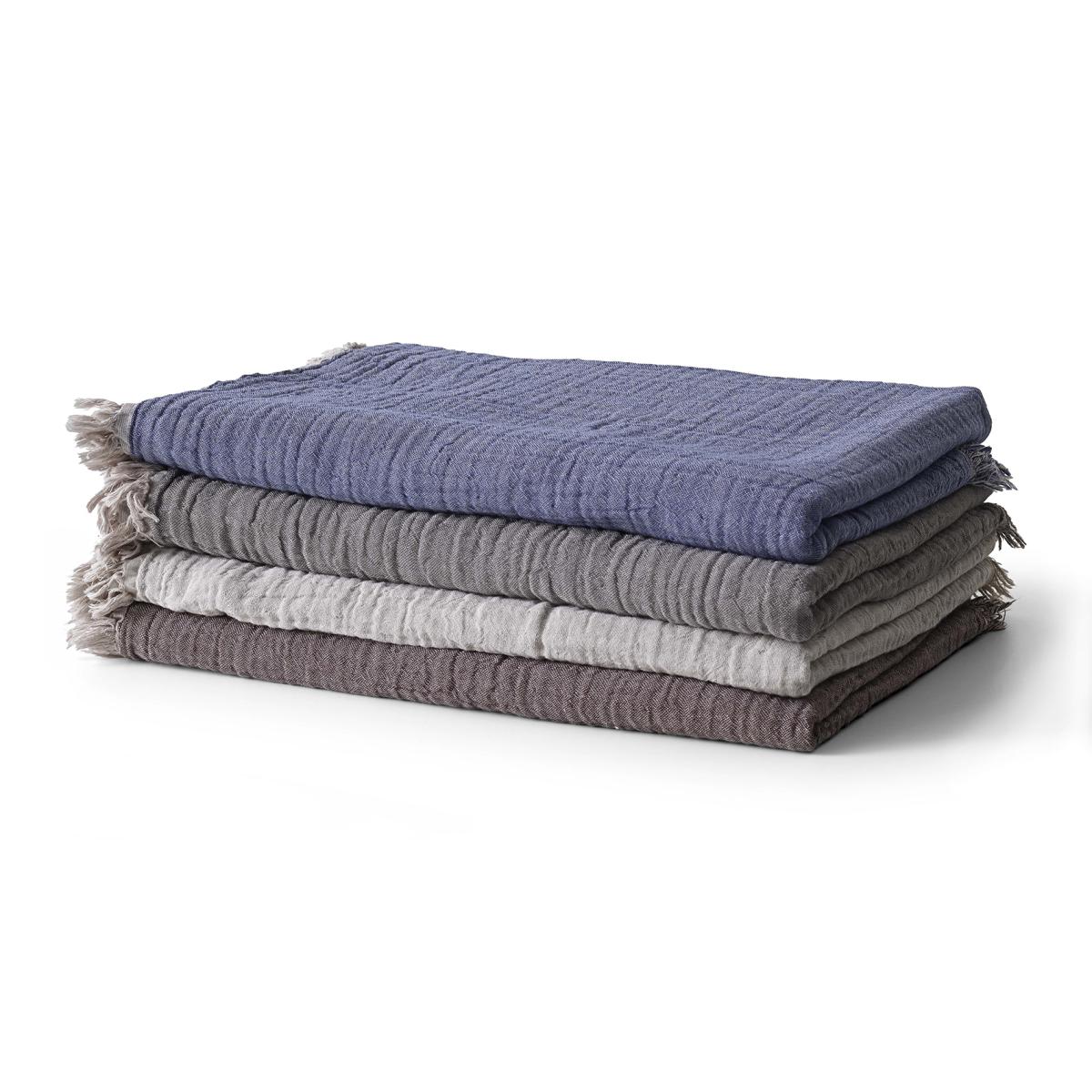 Collect cotton throw SC32 140x210 cm cloud & milk (beige-white) – image 3