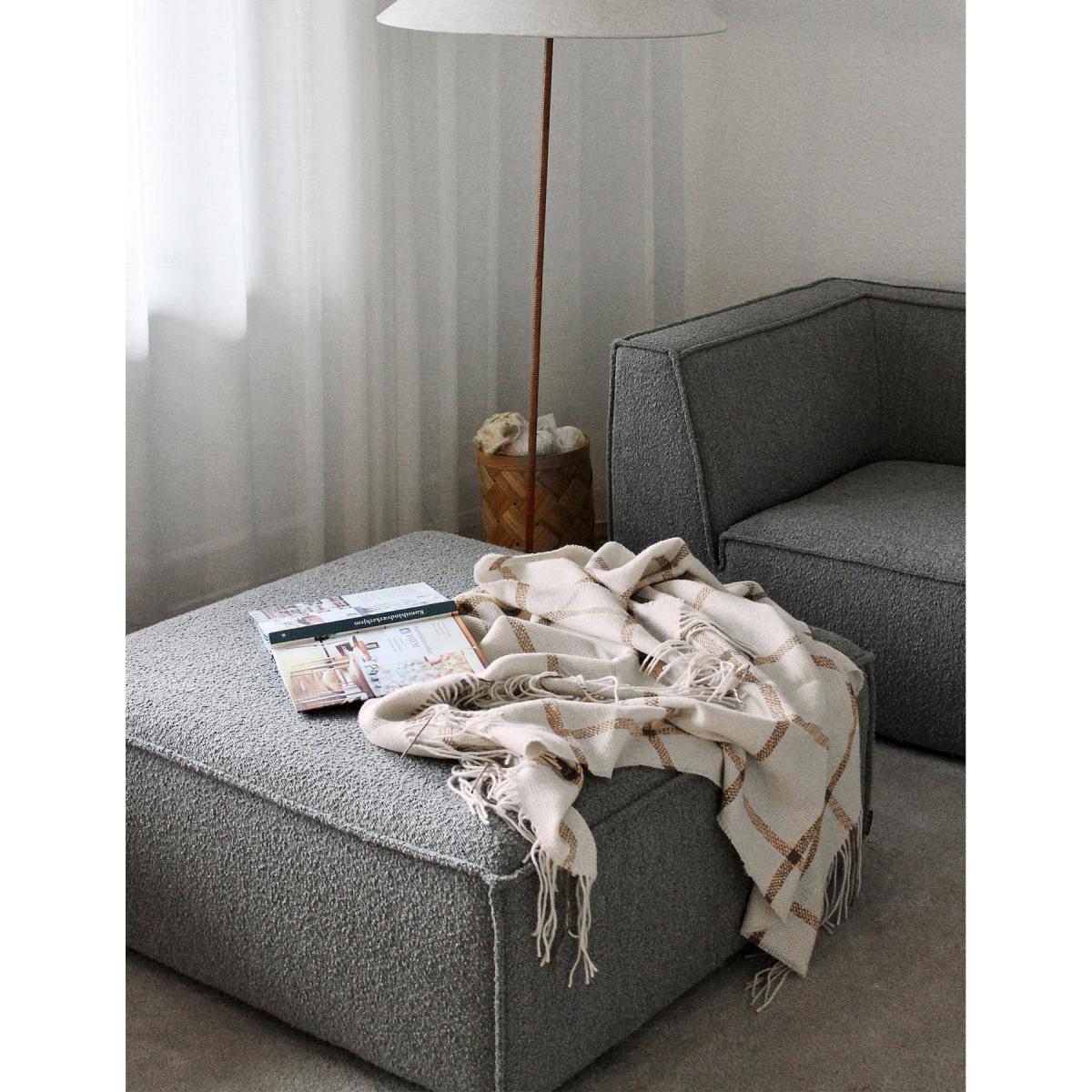 Elvang Denmark Tartan throw 130x190 cm Ivory – image 2