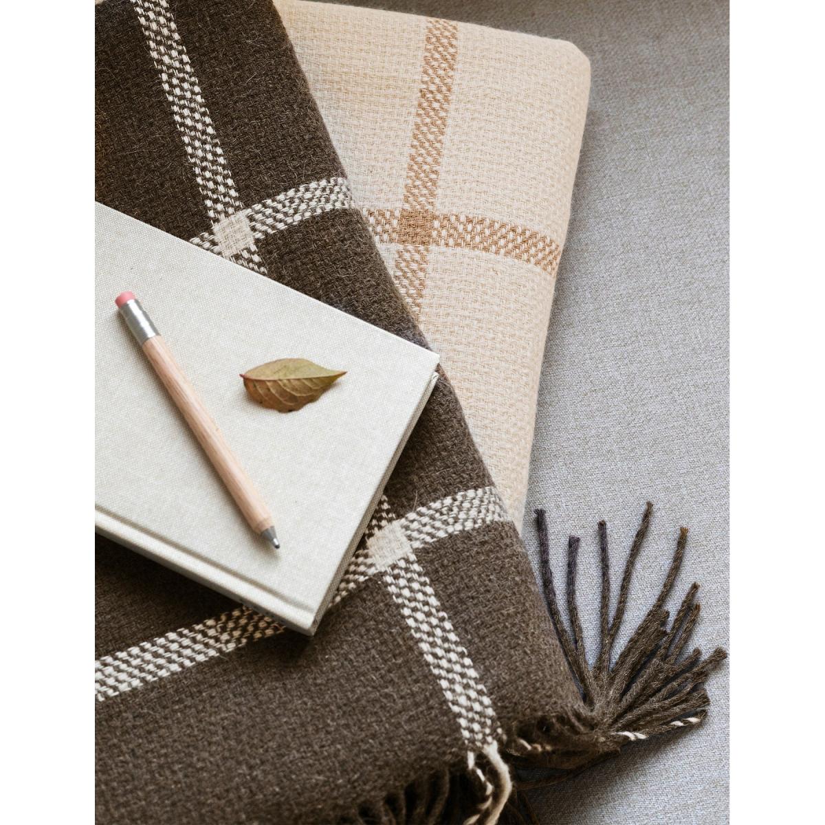 Elvang Denmark Tartan throw 130x190 cm Ivory – image 5