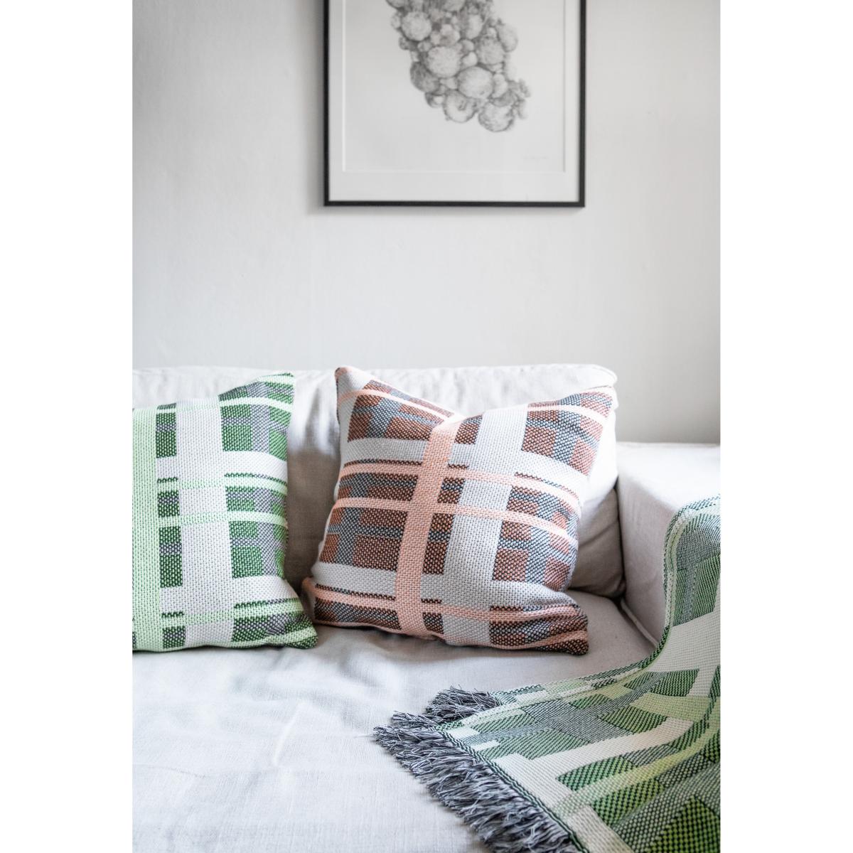 Tradition cotton throw 130x170 cm Green – image 2
