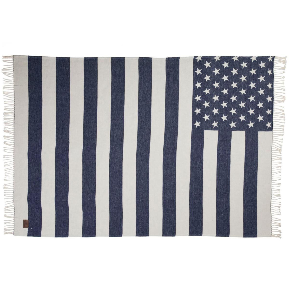 Icons Flag throw 130x170 cm white-navy – image 2