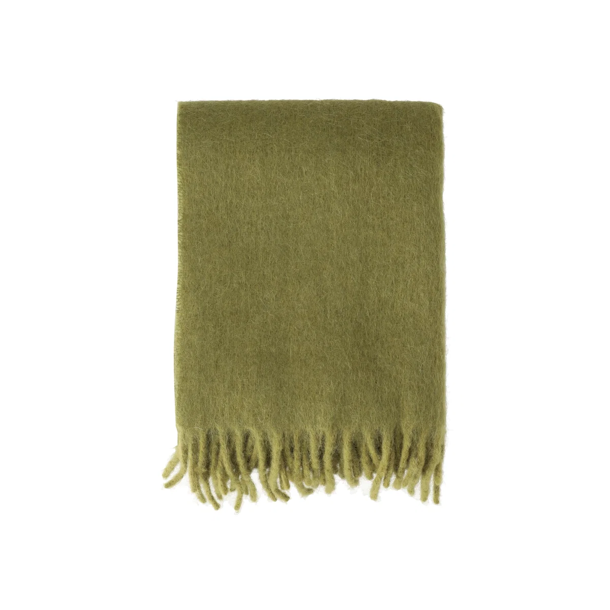 Scandi Living Dune mohair throw 130x170 cm Olive – image 1