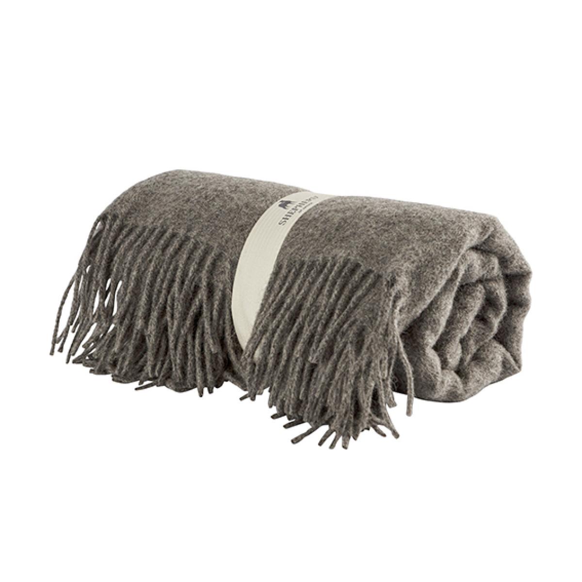 Leia wool throw 130x200 cm Granite – image 2