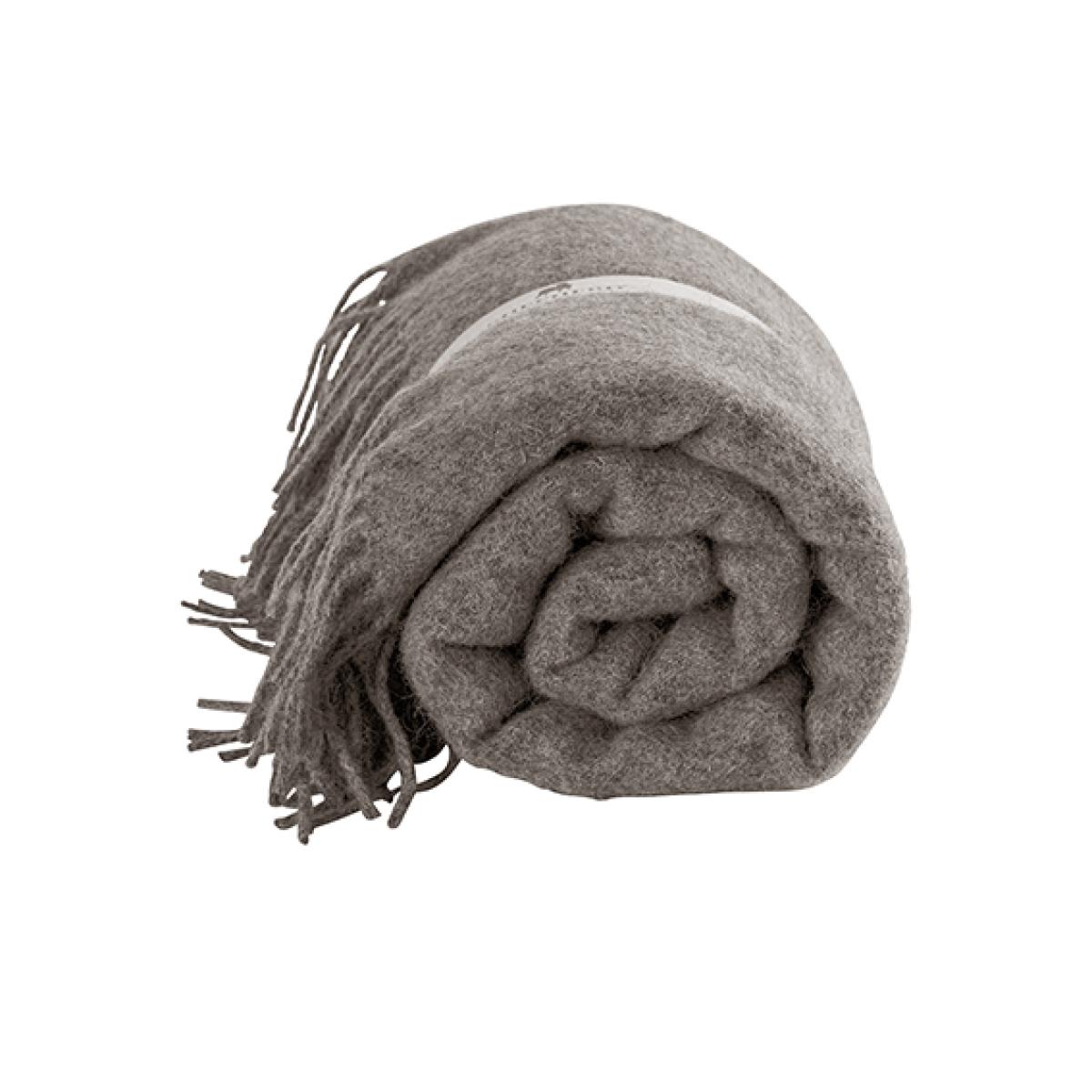 Leia wool throw 130x200 cm Granite – image 3
