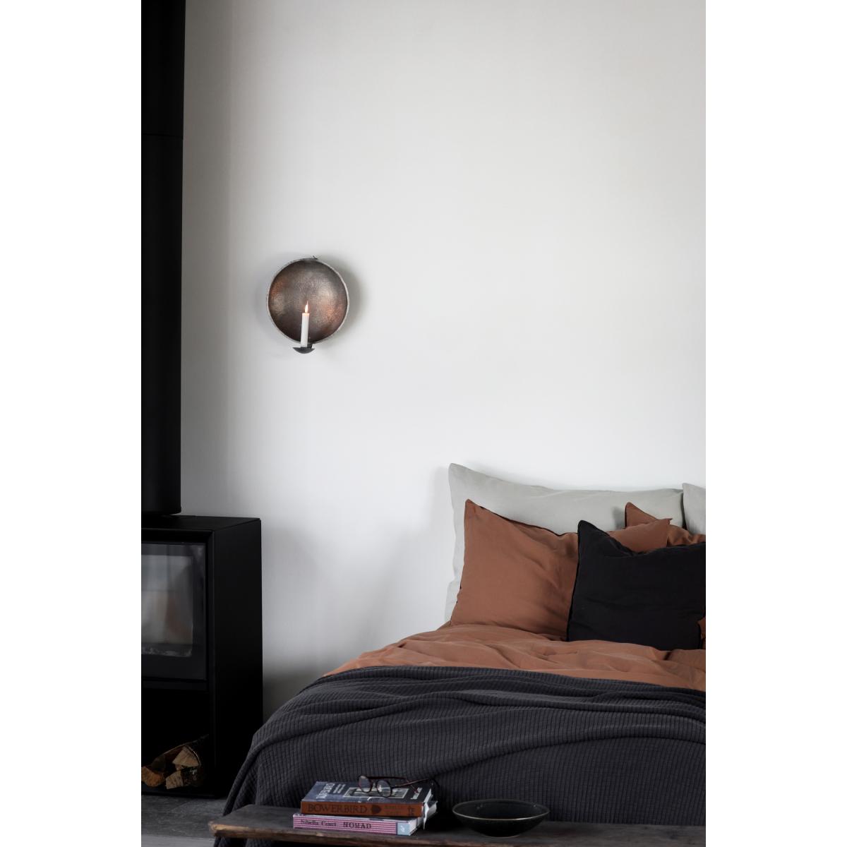 Brick bedspread 140x200 cm Charcoal – image 2