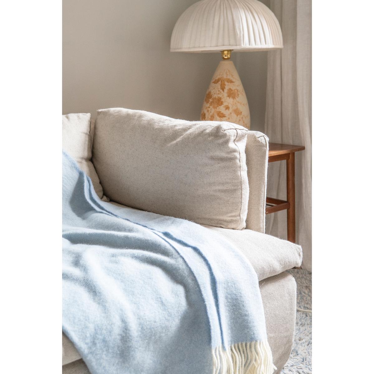 Brita Sweden Mono wool blanket 170x130 cm Fog – image 3