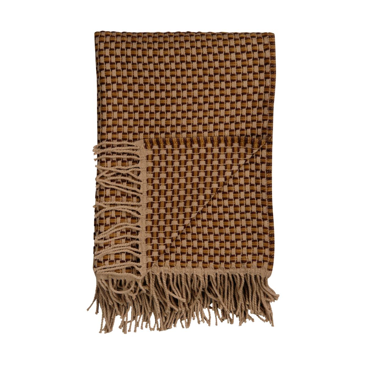 Røros Tweed Isak throw 150x210 cm Chestnut – image 2