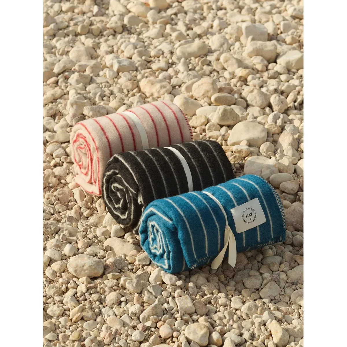HAY Outdoor Market blanket Blue-beige 130x180 cm – image 2