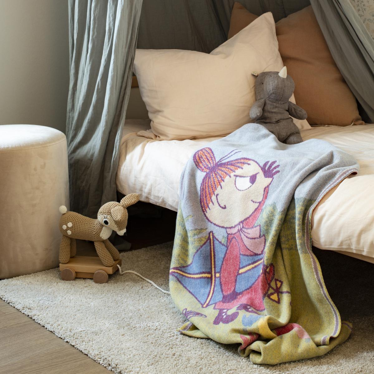 Mumin childrens blanket 72x105 cm windy – image 2