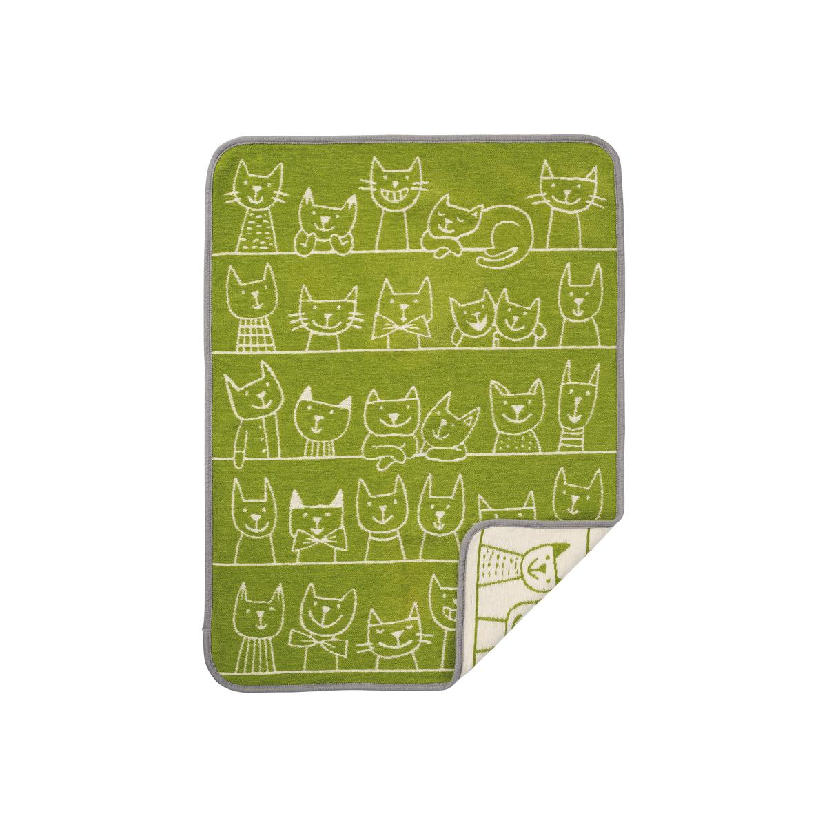 Moggie children's blanket green