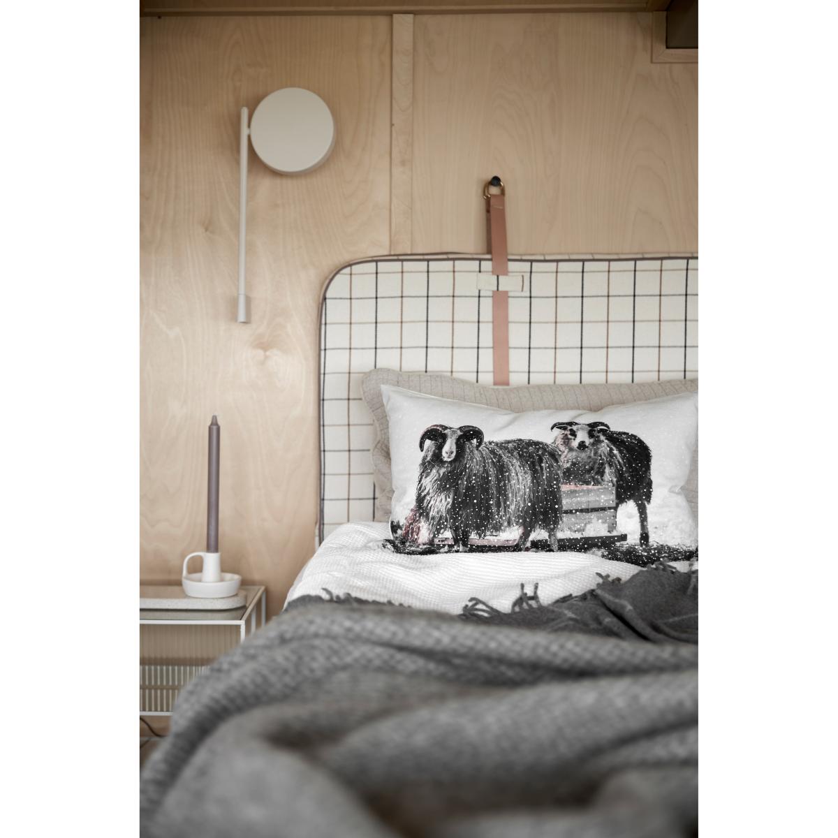 Boel & Jan Walter wool throw 120x150 cm Grey – image 3