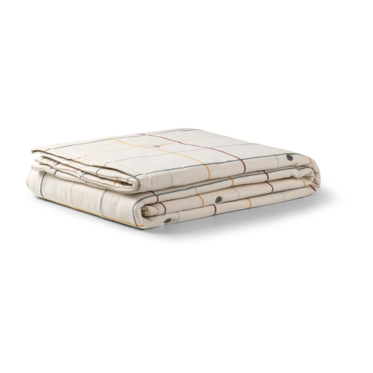 Outdoor Check quilted throw 130x180 Multi – image 2